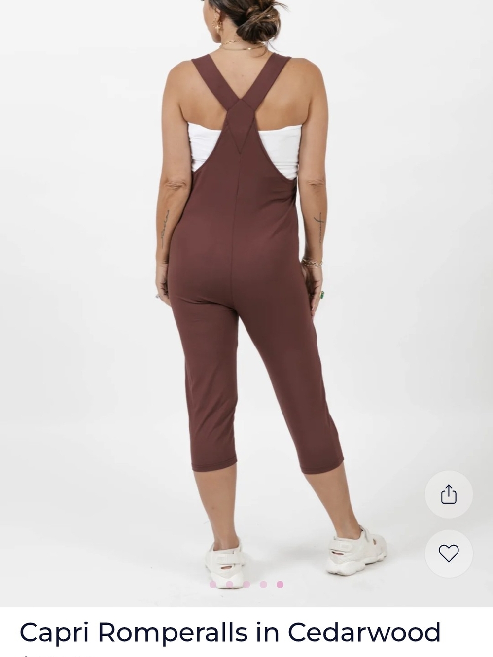 Smash + Tess Cedarwood Capri Jumpsuit - Picture 3 of 5